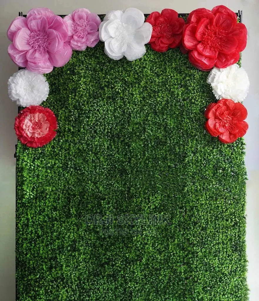 Artificial Synthetic Wall Flower Mat