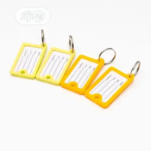30pcs/Lot Rectangular Key Card Crystal Plastic Key Id Label