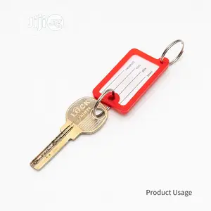 30pcs/Lot Rectangular Key Card Crystal Plastic Key Id Label