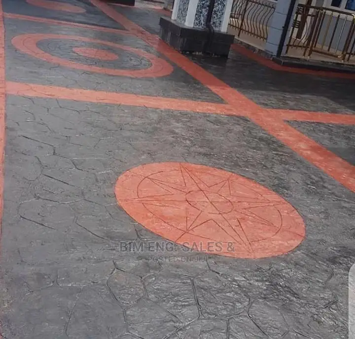 Floor Design Compound Stamped Concrete