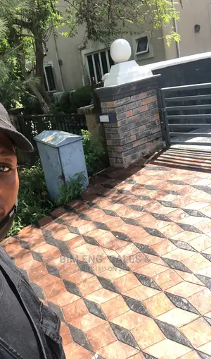 Floor Design Compound Stamped Concrete Floor, Polishing,