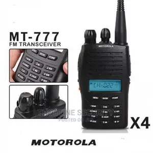 Motorola MT-777 Two Way Radio Walkie Talkie - 4 Pieces