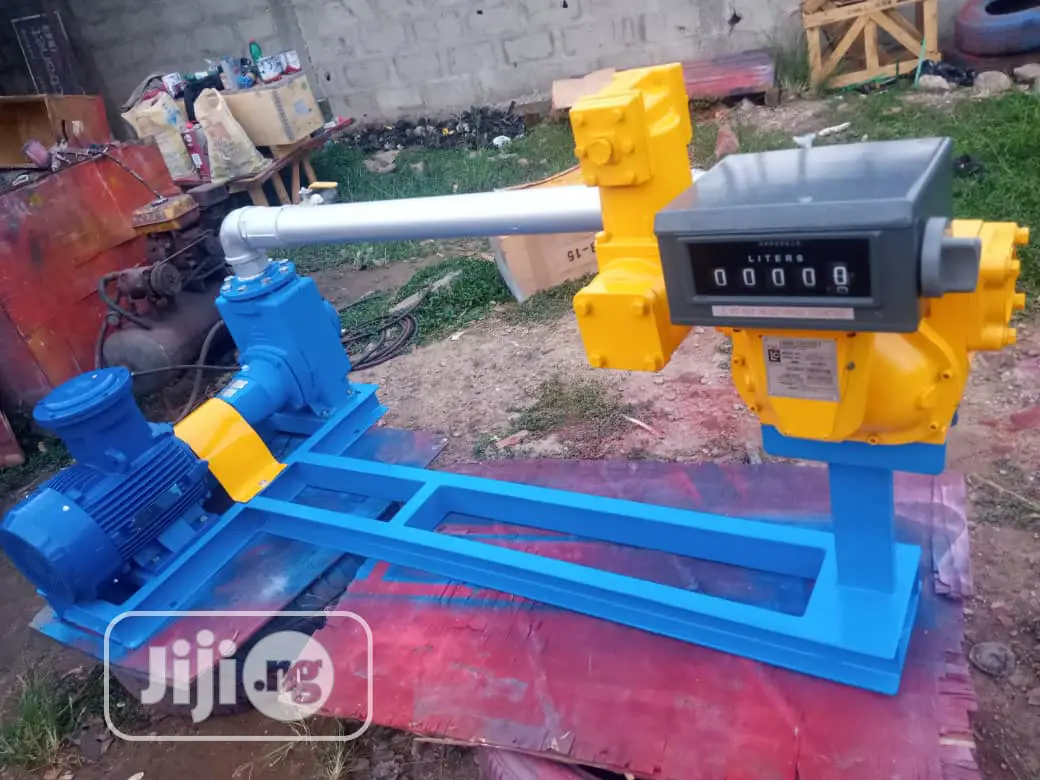 Self Priming Pump Coupled Electric Motor and Flow Meter