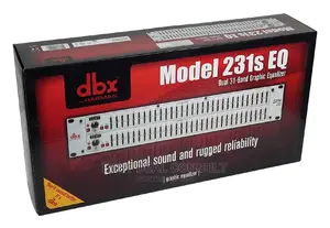 DBX 231s Dual-Channel 31-Band Equalizer