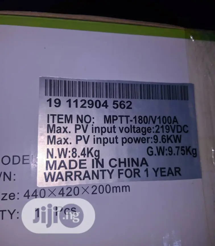 100ah 180volt MPPT Yohako Charge Controller