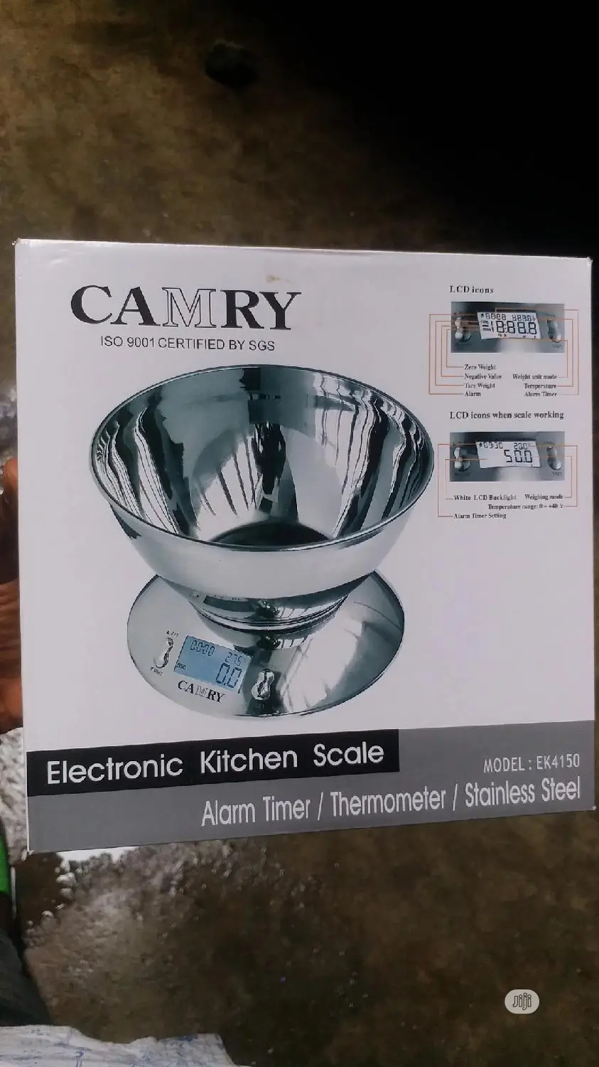 Camry Digital Kitchen Scale 5kg Stainless Steel