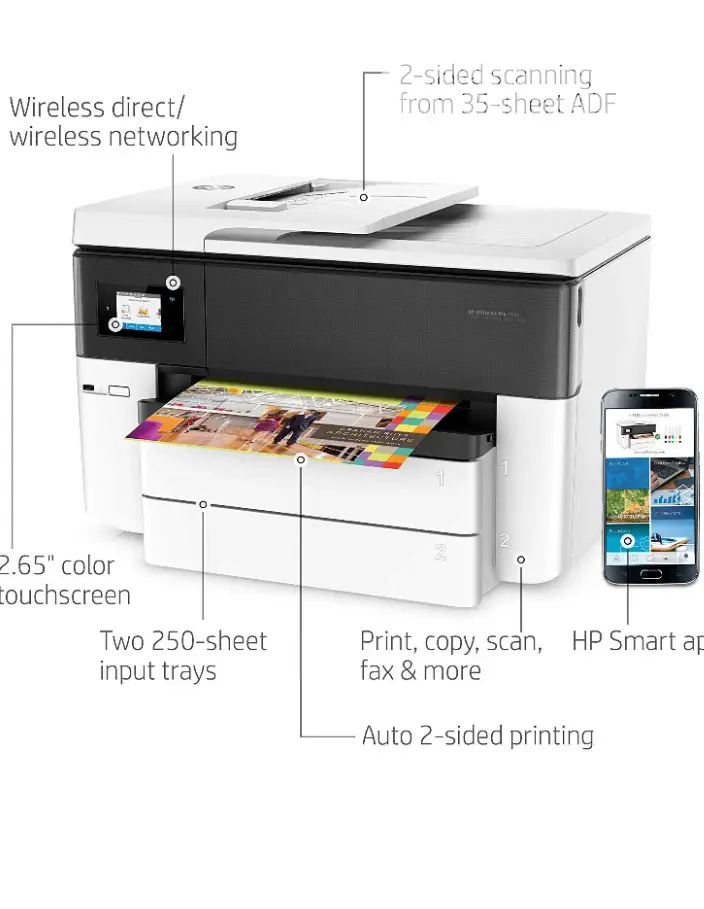 Officejet 7740 Hp Wireless All In One Printer