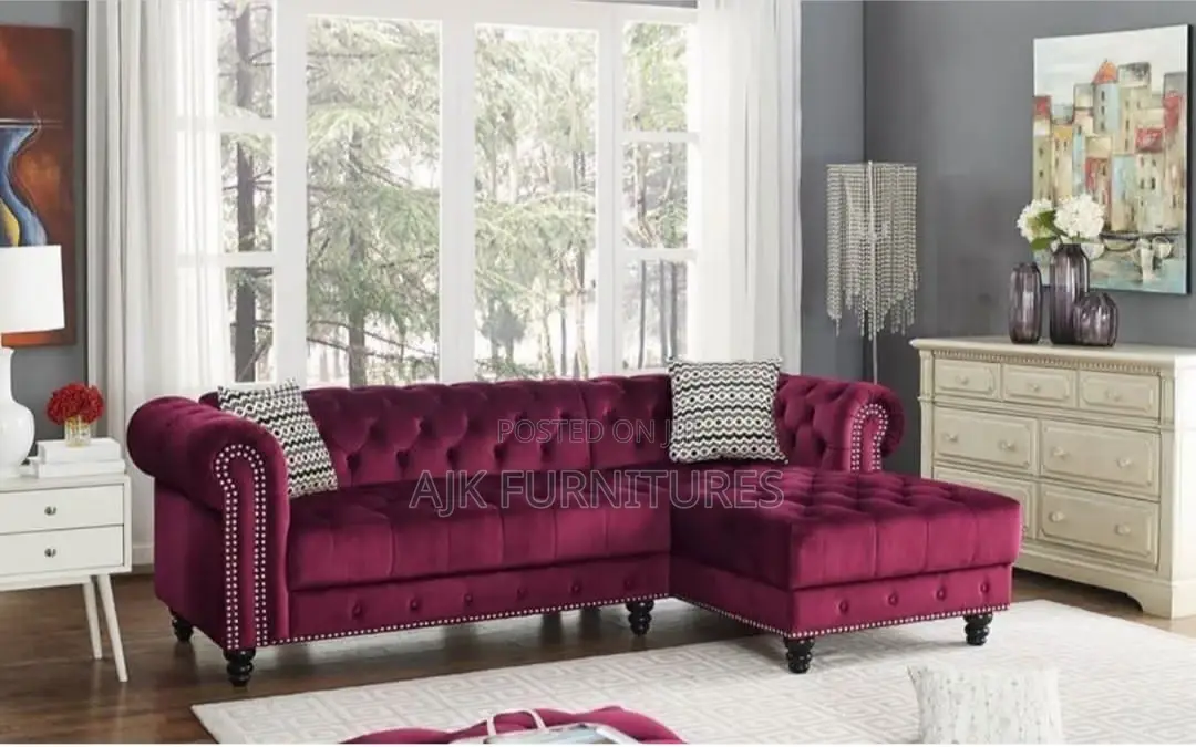 Espresso 5 Seater Fabric Sofa