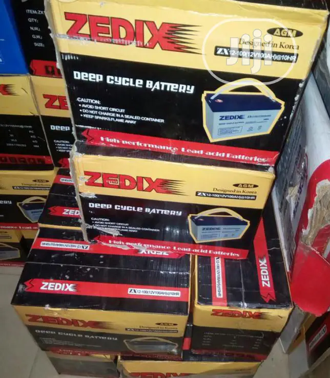 Zedix Battery 100ahs 12volt
