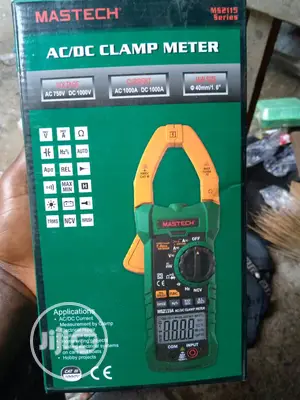 Mastech Digital Clamp Meter Ac Dc Voltage750v Multimeter