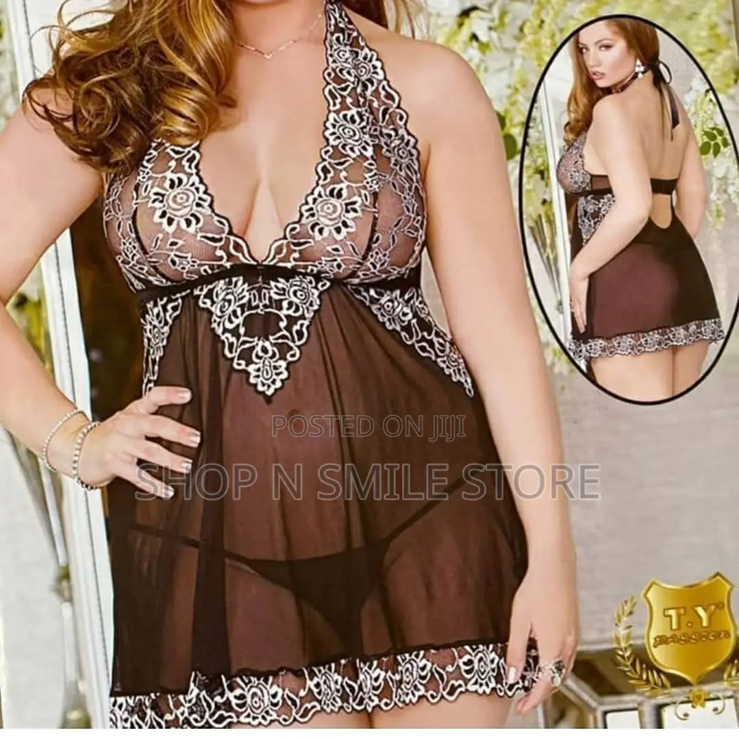 Beautiful Lace/Net Plus Size Lingeries