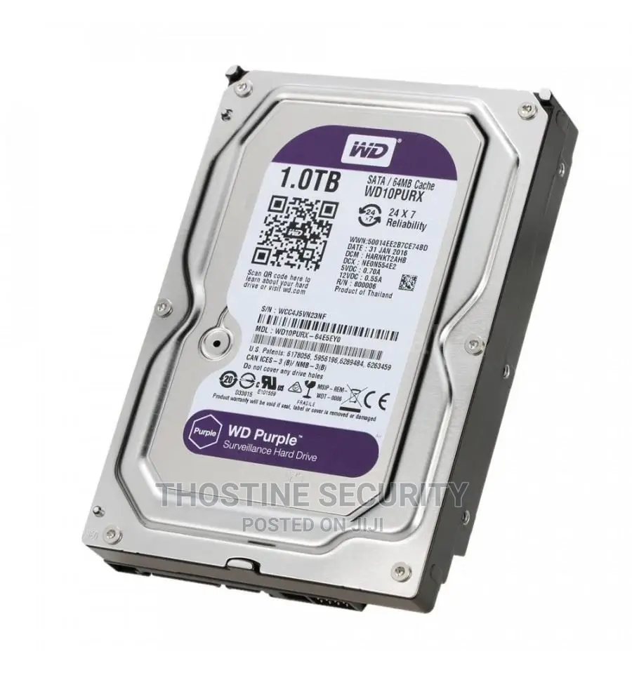 1.0tb Western Digital Surveillance Hard Drive