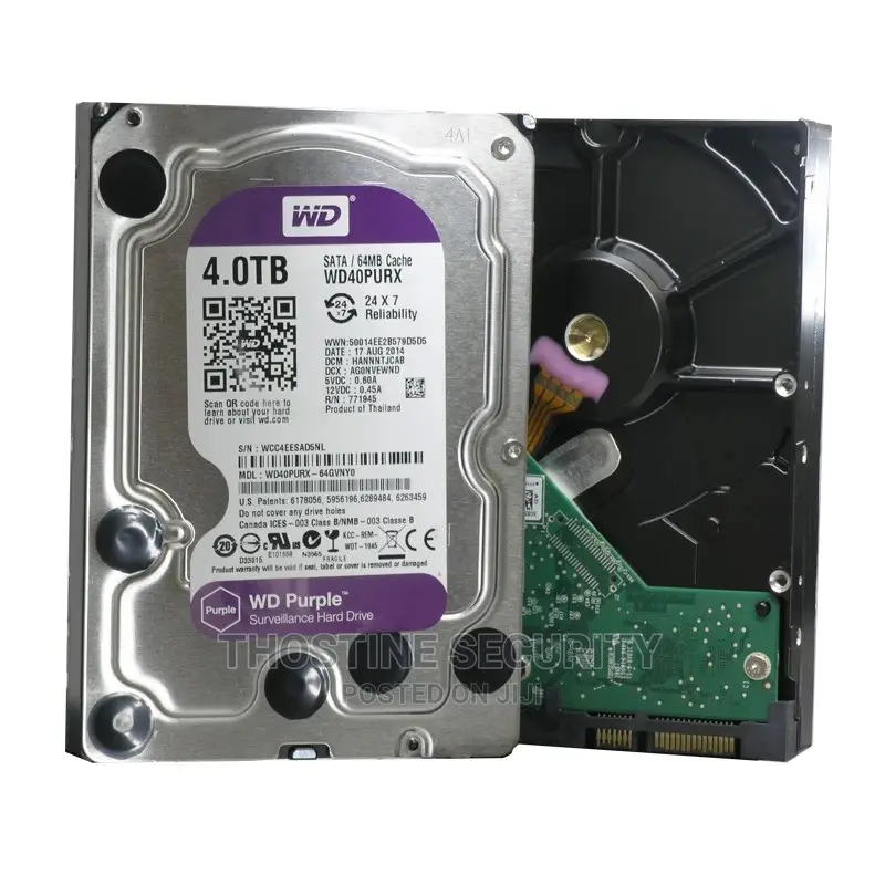 4.0tb Western Digital Surveillance Hard Drive