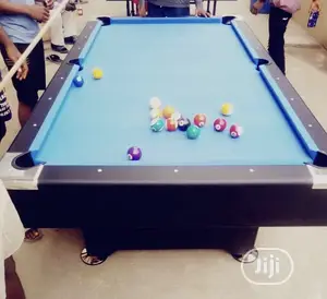 8ft Snooker Table Blue Felt
