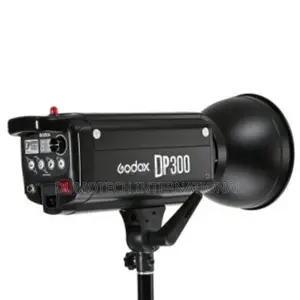 Godox Dp 300 Studio Strobe Light (2pcs) + Stands + Umbrellas