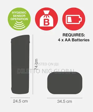 Morphy Richards Square Sensor Bin With Infrared Technology