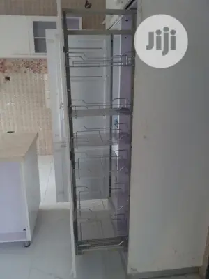6 Steps Integrated Pullout Ladder / Tall Unit Pantry