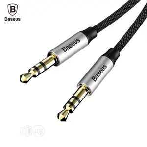 Photo - Baseus 3.5 Mm Jack Audio Cable M30 - Braided Silver