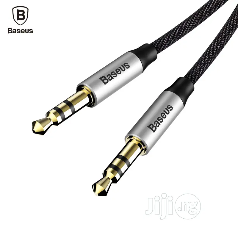 Baseus 3.5 Mm Jack Audio Cable M30 - Braided Silver