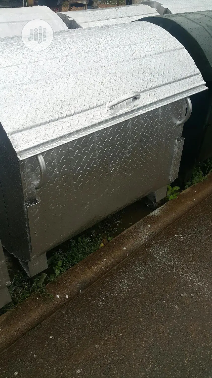 Galvanised Waste Bin. Free Delivery Within Abuja