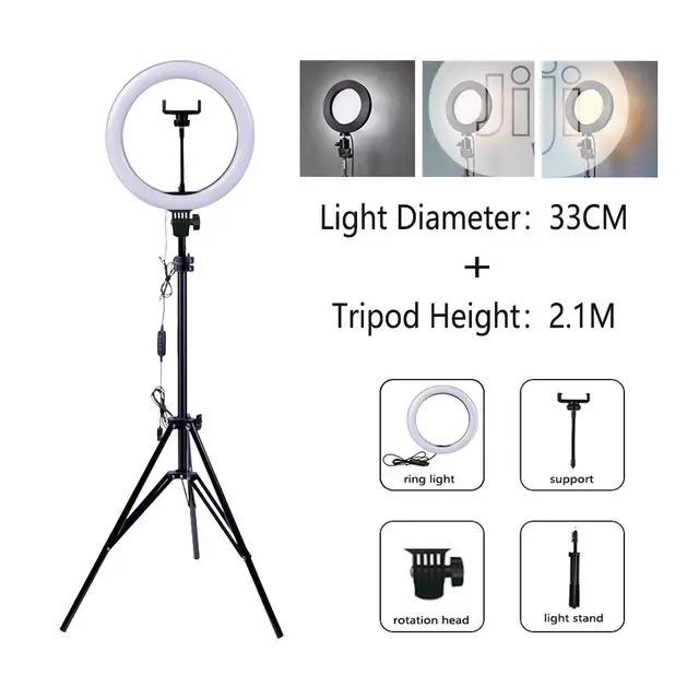 Ring Light With Tripod USB Selfie