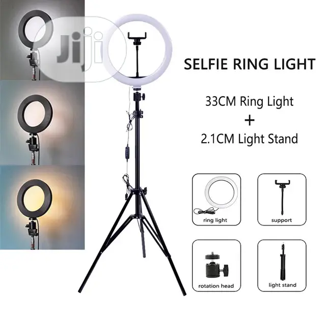 Ring Light With Tripod USB Selfie