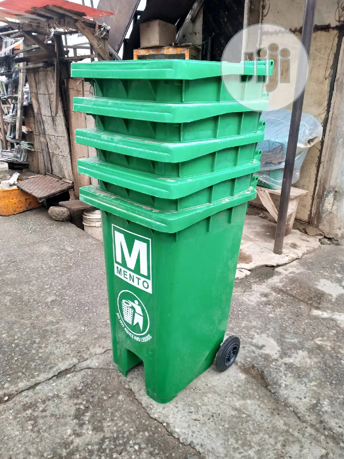240lt, Plastic Waste Bin