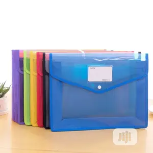 Large Capacity Twisted Button Document Bag