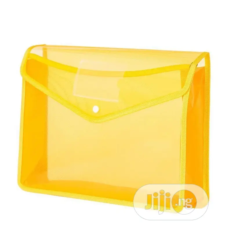 Large Capacity Twisted Button Document Bag