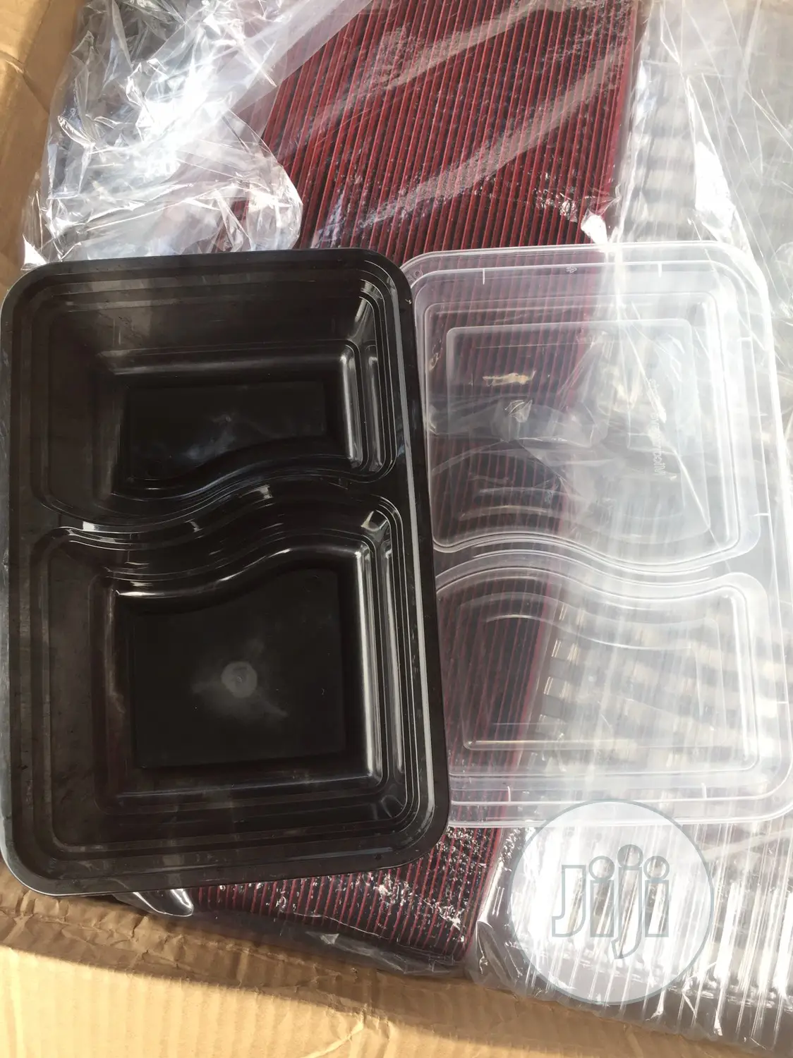 12 Pcs Partition Take Away Plate