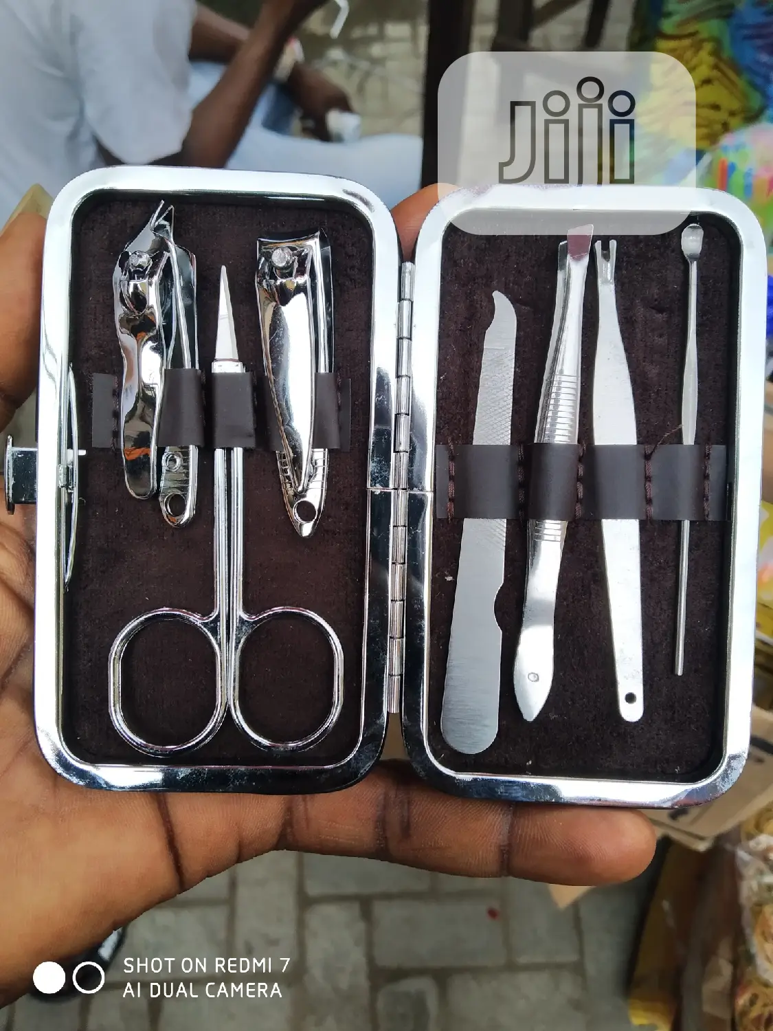 7pcs/Set Multifunction Nail Clippers Set Stainless Steel