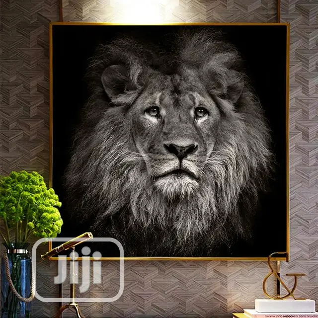Artwork With Frame Lion