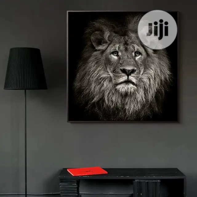Artwork With Frame Lion