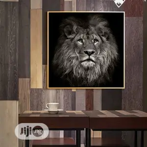 Artwork With Frame Lion