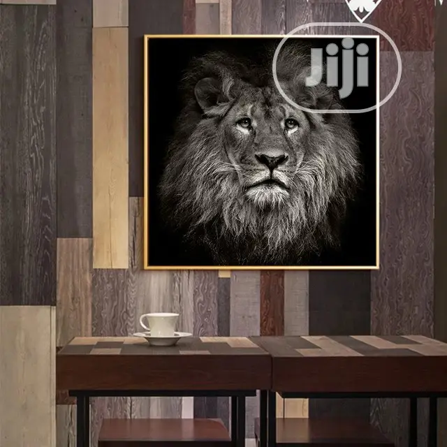 Artwork With Frame Lion