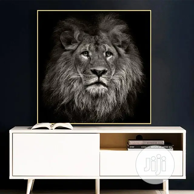 Artwork With Frame Lion