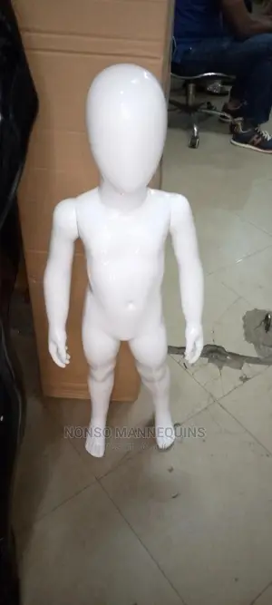 Age 1 to 2 Years Glossy White Unisex Kids Mannequins