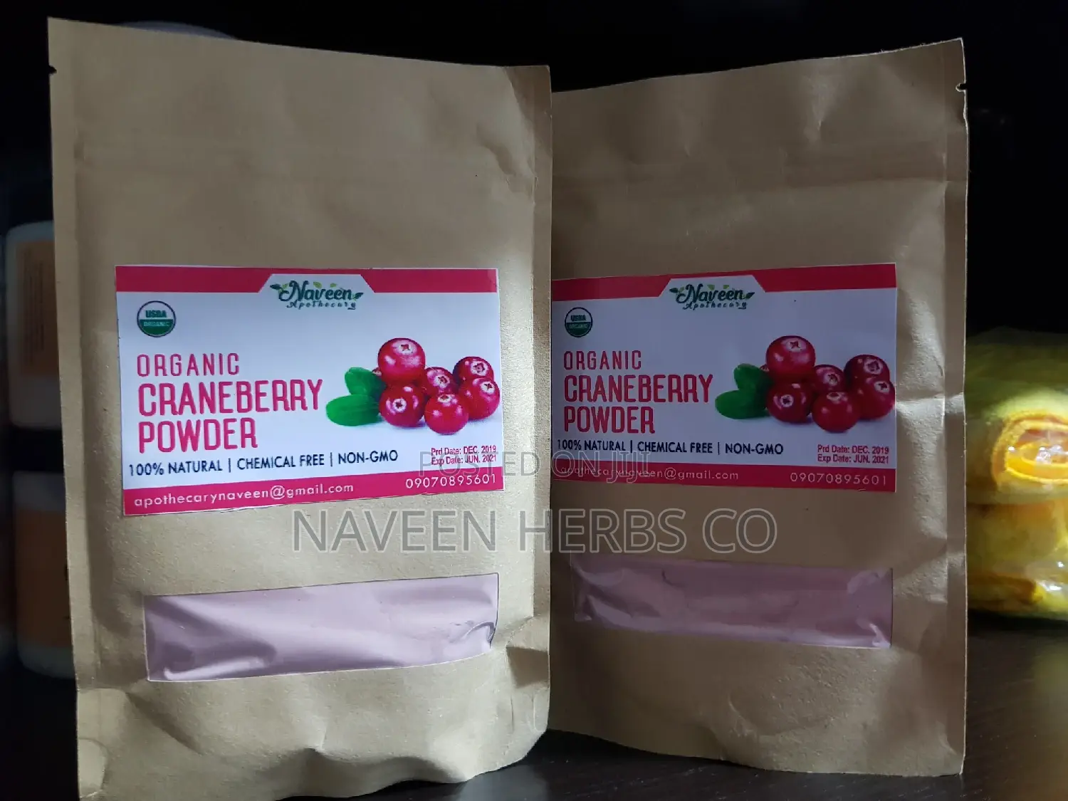 Organic Cranberry Powder -450grams
