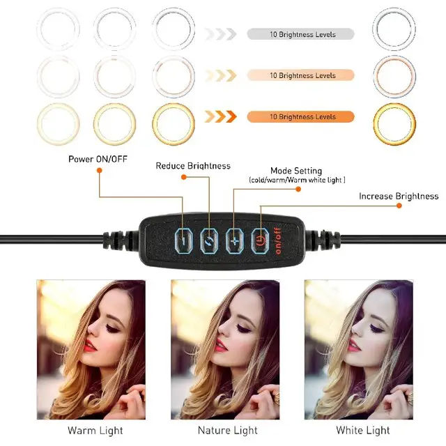 Selfie Ring Light USB