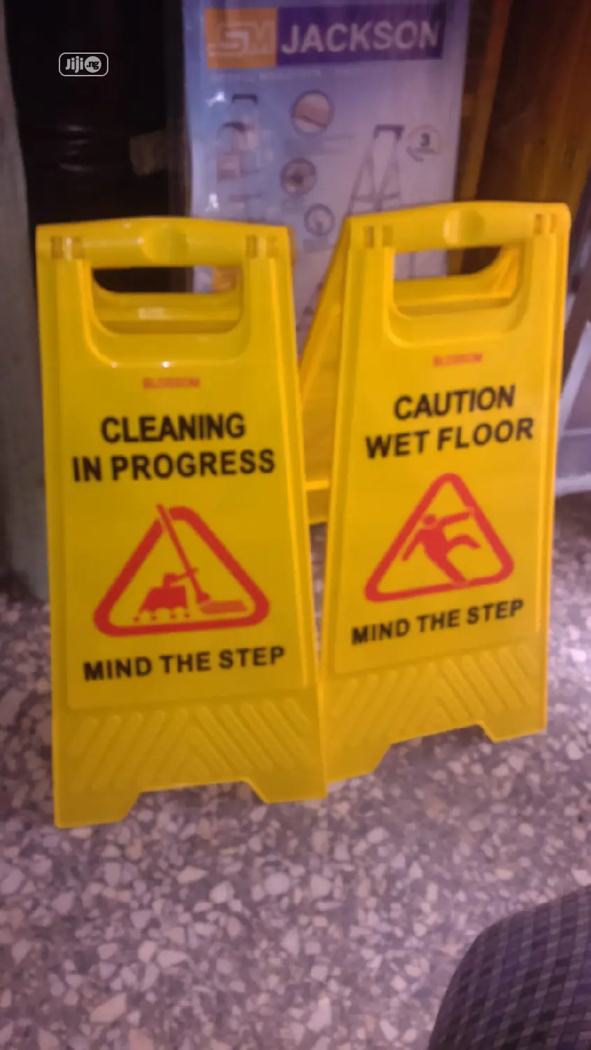 Cleaning Caution Sign