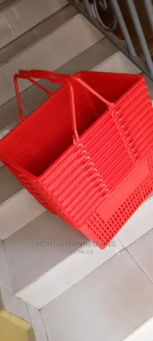 Red/Black Shopping Baskets for Shopping