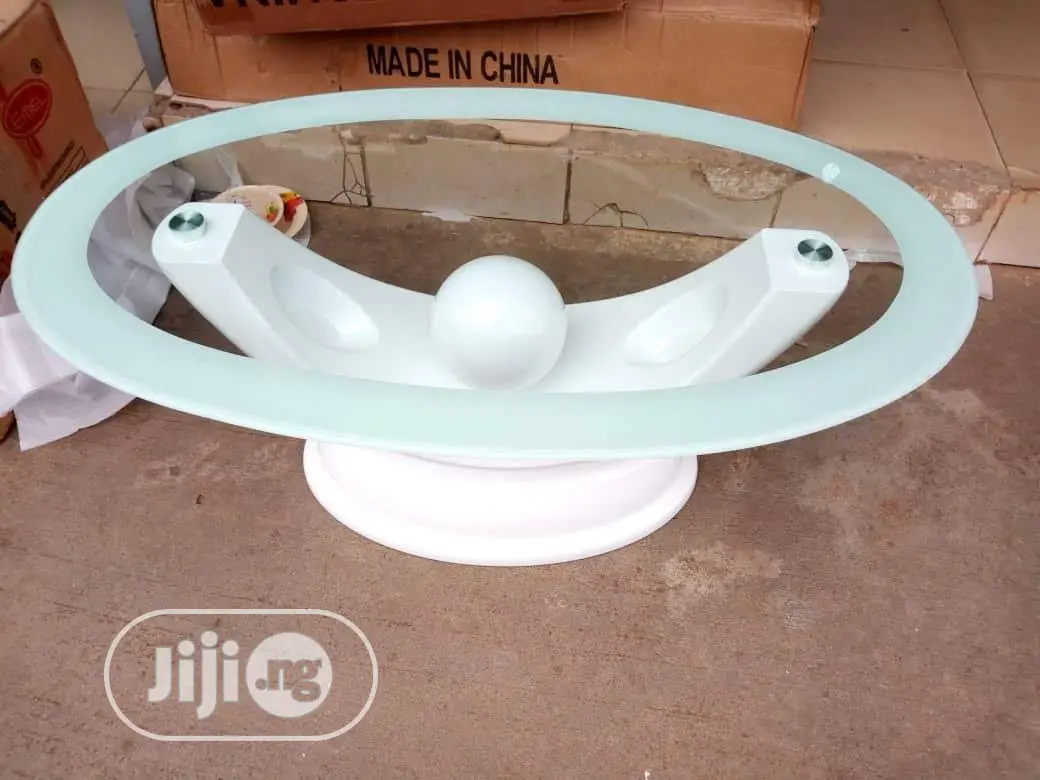 Ceramic Glass Center Table
