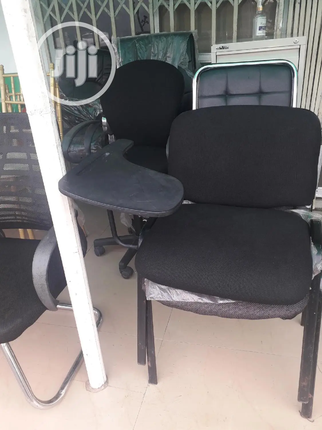 Chair With Writing Pad