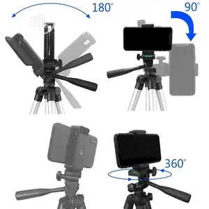 Tripod Stand With Phone Holder