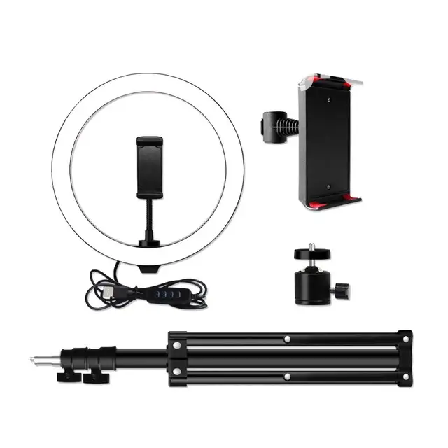 Photography Ring Light Tripod Selfie Lamp