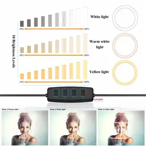 Photography Ring Light Tripod Selfie Lamp