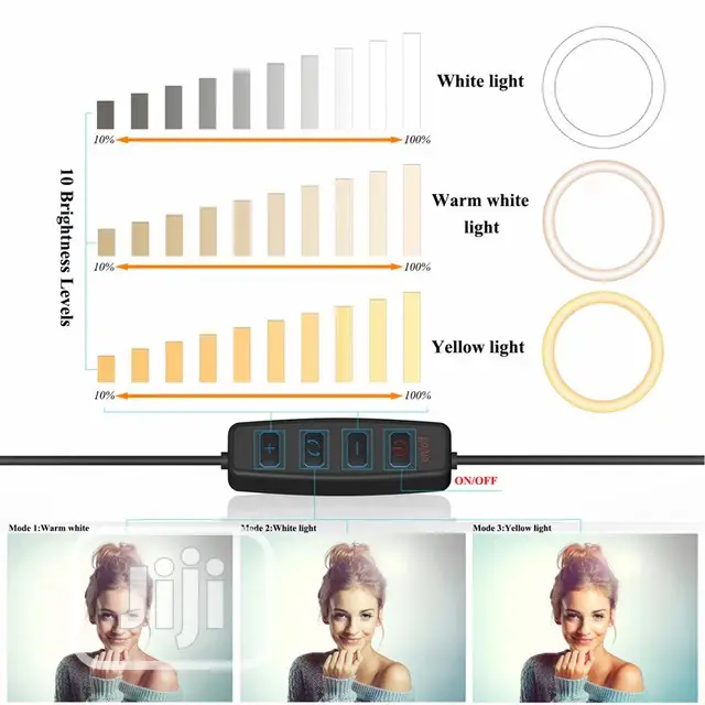 Photography Ring Light Tripod Selfie Lamp