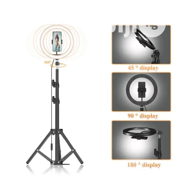 Photography Ring Light Tripod Selfie Lamp