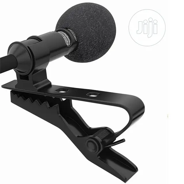 Clip-on Collar Tie Mobile Phone Lavalier Microphone