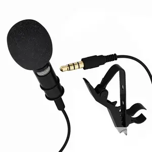 Clip-on Collar Tie Mobile Phone Lavalier Microphone